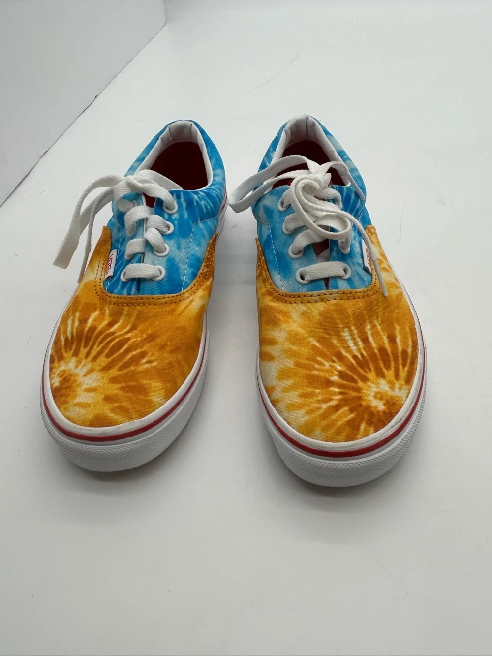 Vans Kids Era Tie-Dye Canvas Sneakers - Blue & Yellow size 4.5 New